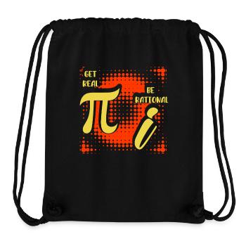 Mathe-Humor – Pi vs. imaginäre Zahl - Stanley/Stella recycelter Gym Bag - Schwarz - Vorne