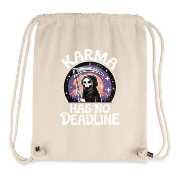 Karma hat keine Frist Schicksal Schicksal Balance - Stanley/Stella recycelter Gym Bag - Naturweiß - Vorne