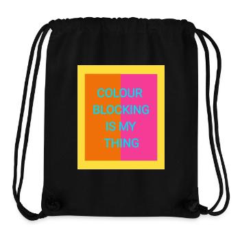 colour blocking - Stanley/Stella recycelter Gym Bag - Schwarz - Vorne