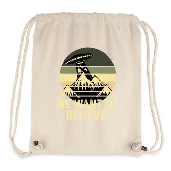 UFO-Bigfoot Nessie Einhorn - Stanley/Stella recycelter Gym Bag - Naturweiß - Vorne