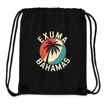 Exuma Bahamas - Stanley/Stella recycelter Gym Bag - Schwarz - Vorne
