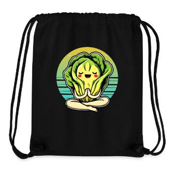 Lettuce Romaine Calm – Funny Salad - Stanley/Stella Recycled Gym Bag - black - Front