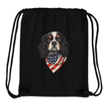 Cavalier King Charles - Stanley/Stella recycelter Gym Bag - Schwarz - Vorne