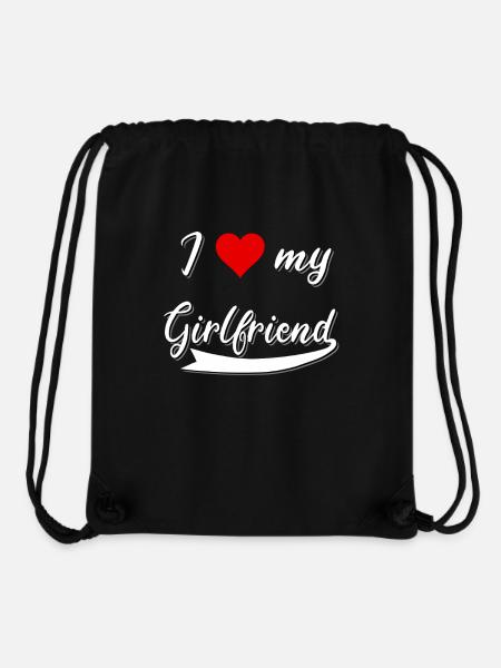 ❤️ Liebe Paar Valentinstag Geschenk Freundin Love - Stanley/Stella recycelter Gym Bag - Schwarz