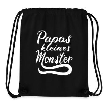 Papa Vater Kind Familie Geschenk Lustig Spruch - Stanley/Stella recycelter Gym Bag - Schwarz - Vorne