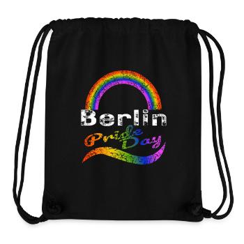 Pride Day Berlin LGBTQ+ CSD Gay Queer Love Saying - Stanley/Stella Recycled Gym Bag - black - Front