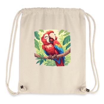 L’ère de l’ara - Sac à cordon recyclé Stanley/Stella - blanc naturel - Devant