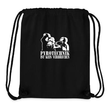 5 Pyrotechnik ist kein Verbrechen – Ultra Style - Stanley/Stella recycelter Gym Bag - Schwarz - Vorne