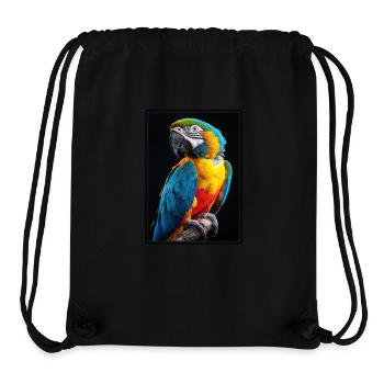 L’ère de l’ara - Sac à cordon recyclé Stanley/Stella - noir - Devant