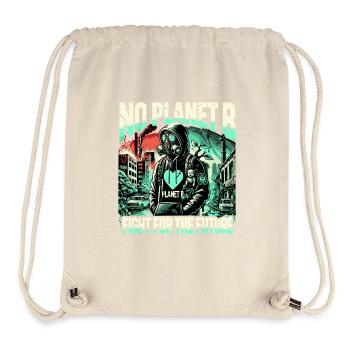 Kein Kampf von Planet B für die Zukunft - Stanley/Stella recycelter Gym Bag - Naturweiß - Vorne