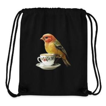 Finch Bird Kaffee - Stanley/Stella recycelter Gym Bag - Schwarz - Vorne