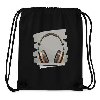 Headphones - Stanley/Stella Recycled Gym Bag - black - Front