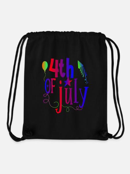 Independence Day USA Amerika 4th July Geschenk - Stanley/Stella recycelter Gym Bag - Schwarz