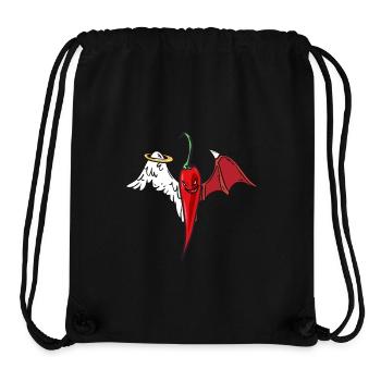 Chilly heavenly hot pepperonie - Stanley/Stella Recycled Gym Bag - black - Front