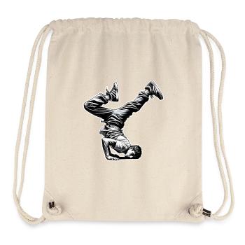 Breakdancing - Stanley/Stella Recycled Gym Bag - natural - Front