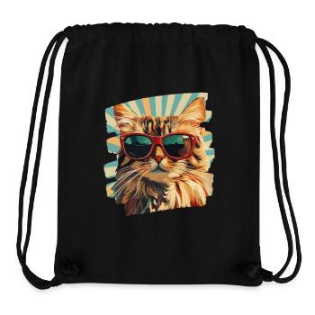 Maine Coon - Stanley/Stella Recycled Gym Bag - black - Front