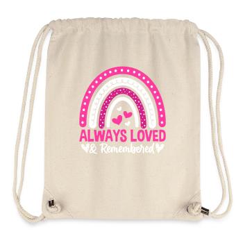 Always Loved and Remembered - Stanley/Stella recycelter Gym Bag - Naturweiß - Vorne