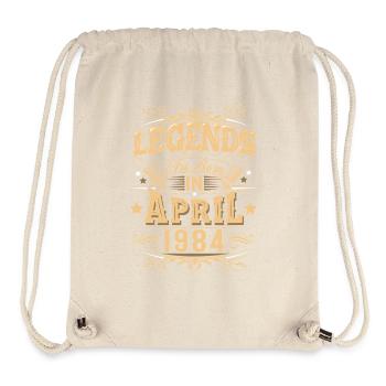 April 1984 Geburtstag Legende - Stanley/Stella recycelter Gym Bag - Naturweiß - Vorne