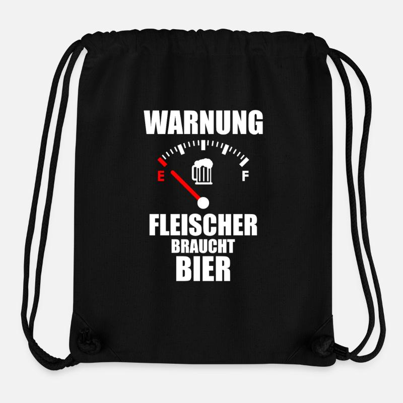 FLEISCHER Spruch Beer - Stanley/Stella Recycled Gym Bag - black