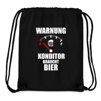 CONFECTIONER Saying Beer - Stanley/Stella Recycled Gym Bag - black - Front