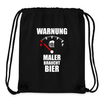 SLOGAN DU PEINTRE BIÈRE - Sac à cordon recyclé Stanley/Stella - noir - Devant