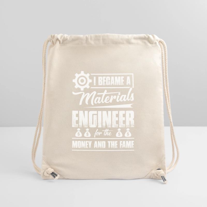 I Became A Materials Engineer Stanley/Stella Recycled Gym Bag