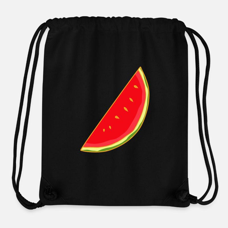Melone Melonen Sommer Frucht Obst - Stanley/Stella recycelter Gym Bag - Schwarz