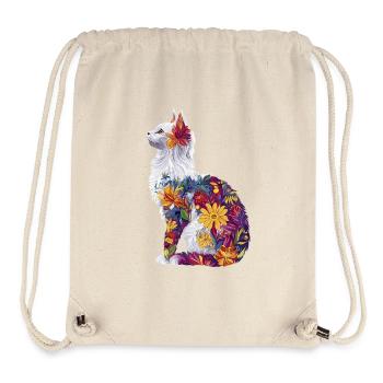 Türkisch Angora - Stanley/Stella recycelter Gym Bag - Naturweiß - Vorne