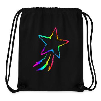 Shooting star - Stanley/Stella Recycled Gym Bag - black - Front