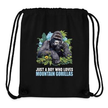 Berggorillas Berggorilla - Stanley/Stella recycelter Gym Bag - Schwarz - Vorne