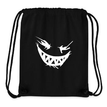 Halloween Gesicht zum fürchten - cooler Style - Stanley/Stella recycelter Gym Bag - Schwarz - Vorne