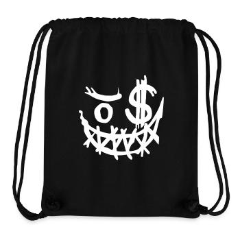 Halloween Gesicht zum fürchten - cooler Style - Stanley/Stella recycelter Gym Bag - Schwarz - Vorne