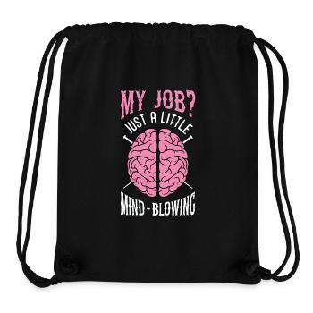 Neurosurgeon My Job Just A Little Brain Doctor - Stanley/Stella Recycled Gym Bag - black - Front