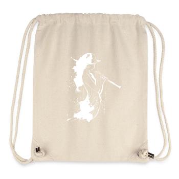 Flute Player Sketch - Stanley/Stella Recycled Gym Bag - natural - Front