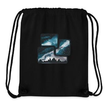 Galaxie Universum Landschaft: Ein Traum für - Stanley/Stella recycelter Gym Bag - Schwarz - Vorne