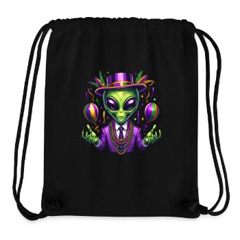 Mardi Gras Alien - Stanley/Stella recycelter Gym Bag - Schwarz - Vorne