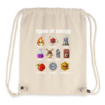 Physics Types Of Energy - Stanley/Stella Recycled Gym Bag - natural - Front