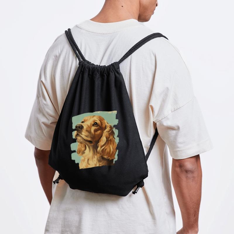 Cocker Spaniel Sac à cordon recyclé Stanley/Stella