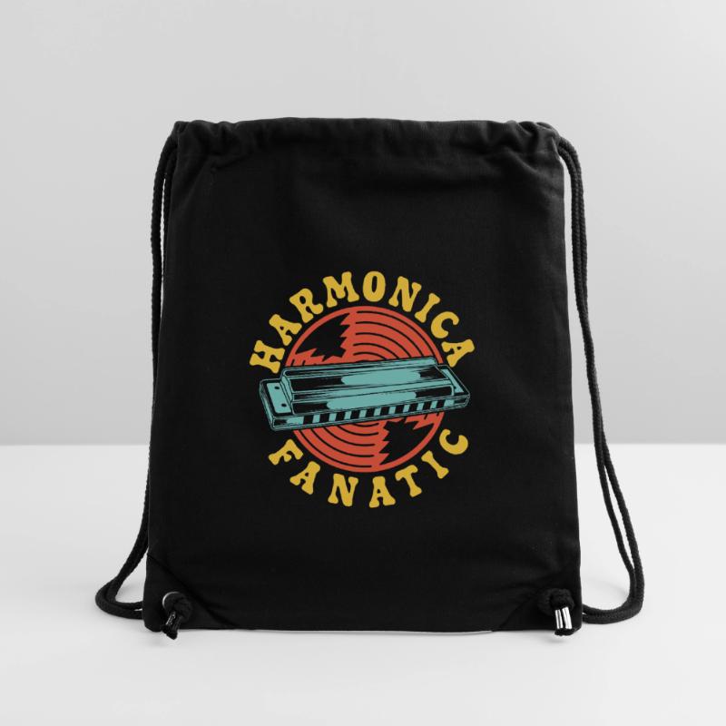 Funny Harmonica Player Fanatic Harmonica Stanley/Stella recycelter Gym Bag
