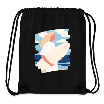 Surfer - Stanley/Stella Recycled Gym Bag - black - Front