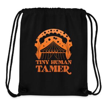 Winziger menschlicher Dompteur - Stanley/Stella recycelter Gym Bag - Schwarz - Vorne