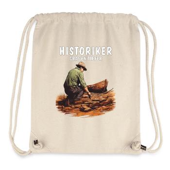 HISTORIKER GRABEN TIEFER - Stanley/Stella recycelter Gym Bag - Naturweiß - Vorne
