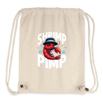 Shrimp Pimp Seafood Shrimp Lover - Stanley/Stella recycelter Gym Bag - Naturweiß - Vorne