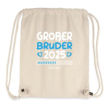 Großer Bruder 2025 Loading - Stanley/Stella recycelter Gym Bag - Naturweiß - Vorne
