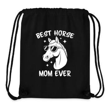 Horses Saying Equestrian Sports Funny Horse Gift - Stanley/Stella Recycled Gym Bag - black - Front