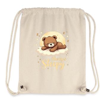Süßes Bären Bär Bären Niedliches Schlaf Träumer - Stanley/Stella recycelter Gym Bag - Naturweiß - Vorne