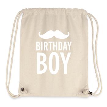 Birthday Boy – Geburtstag mit Schnurrbart - Stanley/Stella recycelter Gym Bag - Naturweiß - Vorne