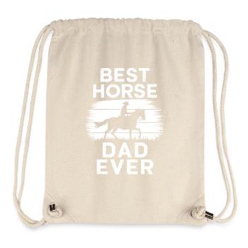 Horses Saying Equestrian Sports Funny Horse Gift - Stanley/Stella Recycled Gym Bag - natural - Front