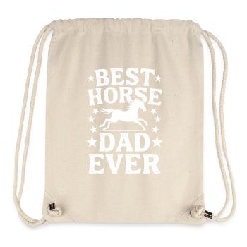 Horses Saying Equestrian Sports Funny Horse Gift - Stanley/Stella Recycled Gym Bag - natural - Front