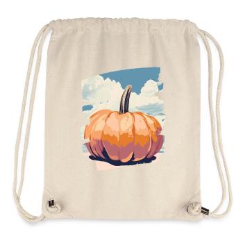 Pumpkin - Stanley/Stella Recycled Gym Bag - natural - Front